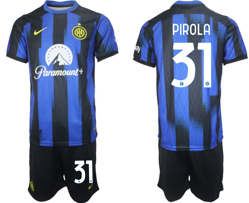 Men 2023-2024 Club Inter Milan home blue 31 Soccer Jersey